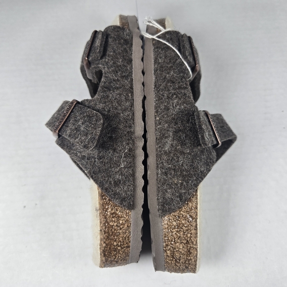 Birkenstock Arizona Cacao Happy Lamb Wool Sandals Size EU30 US C12 little kids - Picture 6 of 9